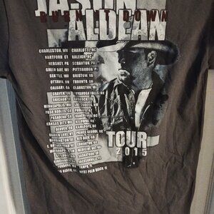 JASON ALDEAN   WOMENS CONCERT BAND  TOUR TEE
